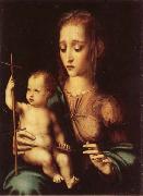 MORALES, Luis de Madonna and Child with Yarn Winder oil